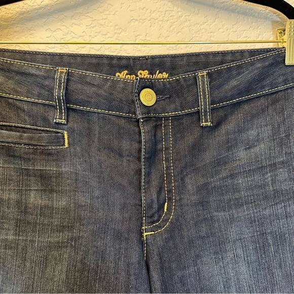 Ann Taylor Dark Blue Wide Leg Pants - Picture 4 of 11